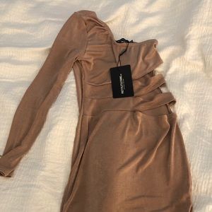 PLT pretty little thing rose cut out dress